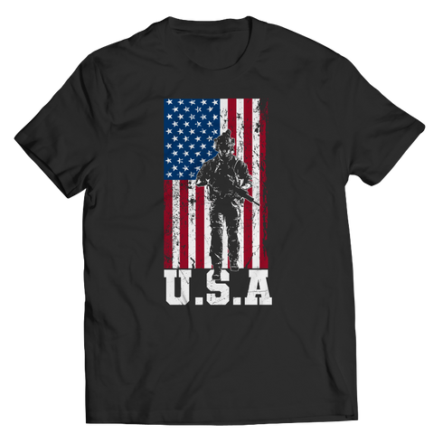 U.S.A Flag Soldier